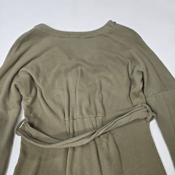 Tularosa Belted Cardigan in Olive Green XXS - Picture 9 of 12